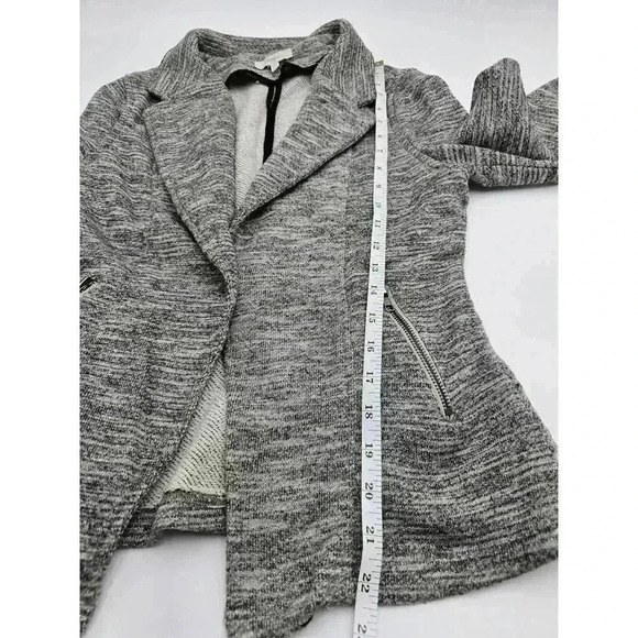 41 Hawthorn Women's Size L Gray 100% Cotton Blazer - Picture 6 of 8